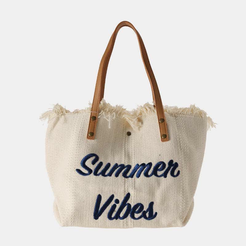 Bolso de lona - Bolso de hombro extragrande de verano