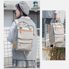 Multifunctional Large-Capacity British College Backpack with USB Charging Port