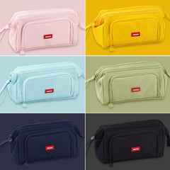 Multifunctional Double Layer Large Capacity Pencil Case for Study & Organization - VOTVO