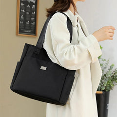 Lightweight, waterproof nylon shoulder bag