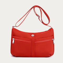 Solid Nylon Crossbody Bag for School & Travel – Simple & Stylish Purse