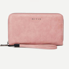 Women's RFID Blocking Zip Around Wallet - Large Long Wristlet Clutch