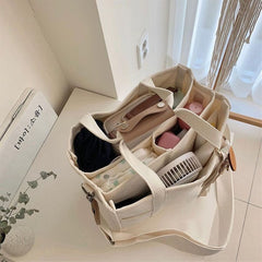 Praktische Tragetasche/Schultertasche aus Canvas für den Alltag