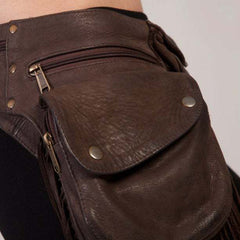 Medieval Handmade Vintage Leather Waist Bag – Practical & Stylish for Daily Use and Parties