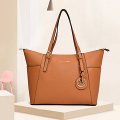 Women’s Large Capacity Tote Handbag – Stylish PU Leather Shoulder Bag - VOTVO