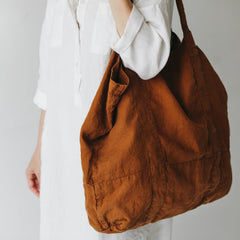 Vintage Canvas Tote Linen Casual Travel & Shopping Bag for Women