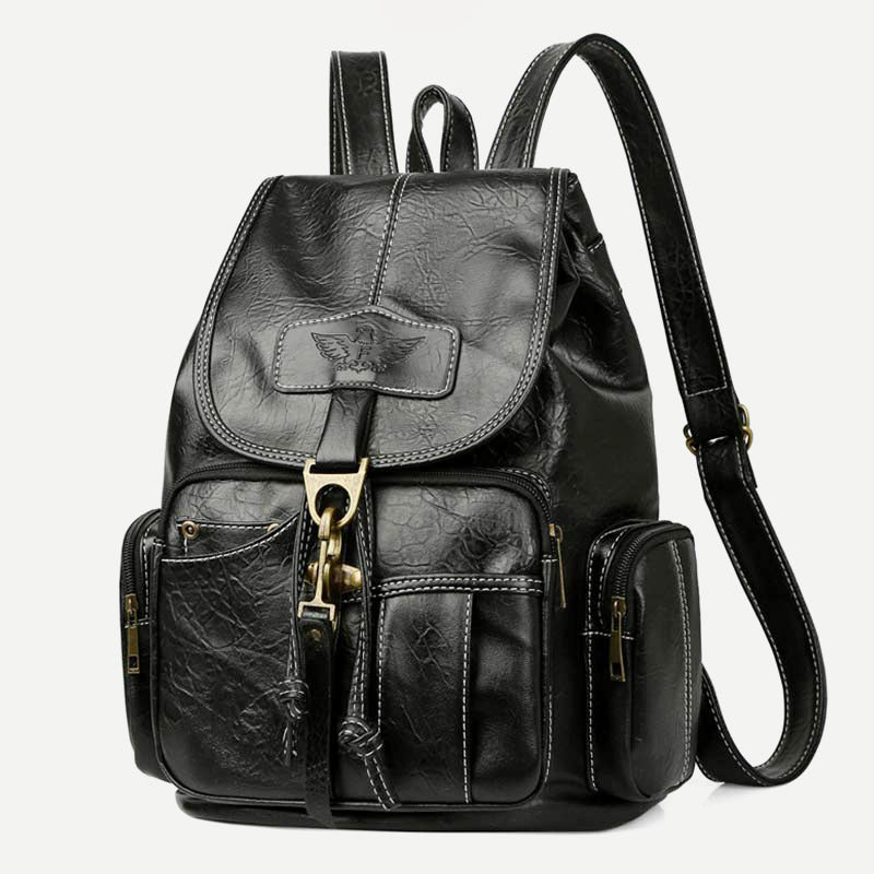 Vegan Leather Backpack for Women – Vintage Casual Daypack Purse for Ladies & Girls - VOTVO