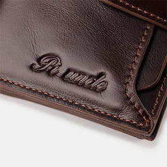 RFID Large Capacity Genuine Leather Multi - Card Wallet – Secure, Stylish, and Practical - VOTVO