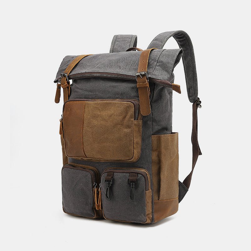 Vintage Canvas Backpack | Travel Laptop Backpack for Men & Women | School & College Backpack - VOTVO