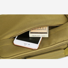 USB Charging Waterproof Large-Capacity Outdoor Messenger Bag – Nylon Crossbody Bag for Sports & Daily Use