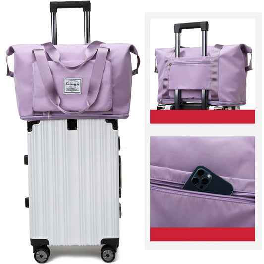 Waterproof foldable travel bag