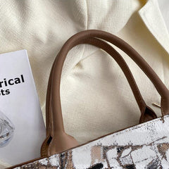 Large Capacity Canvas Tote for Women – Daily Commuter Handbag