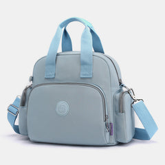 3-Way Use Backpack with USB Charging Port – Versatile Nylon Travel & School Bag for Women