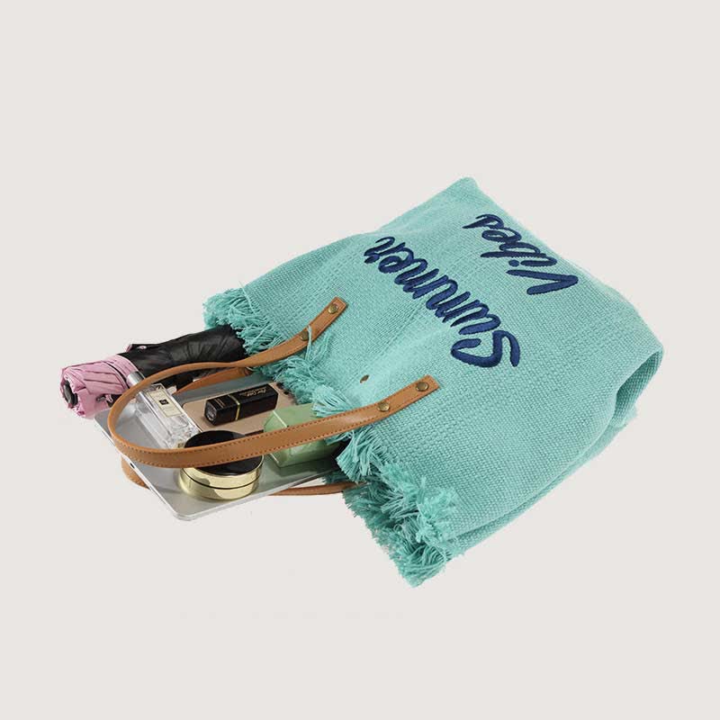 Bolso de lona - Bolso de hombro extragrande de verano