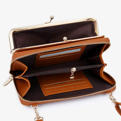 Small Crossbody Phone Bag - Lightweight Shoulder Bag & Clutch Wallet