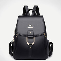 Rucksack-Geldbörse für Damen – Reisetasche aus PU-Leder mit mehreren Taschen