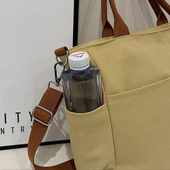 Simple Tote Bag for Women – Daily Portable Canvas Crossbody Bag - VOTVO