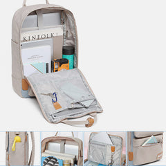 Multifunctional Large-Capacity British College Backpack with USB Charging Port