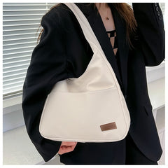Simple leather tote bag👜
