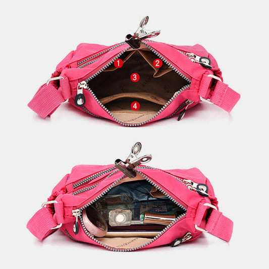 Urban Casual Crossbody Bag for Women – Lightweight Nylon Cloth Mother Bag