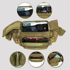 Multi-Purpose Outdoor Waist Bag for Men – Large Crossbody Shoulder Bag for Riding and Daily Use