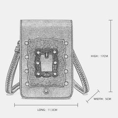 Vintage Medieval Belt Pouch Waist Bag - Stylish Crossbody Phone Bag for Women