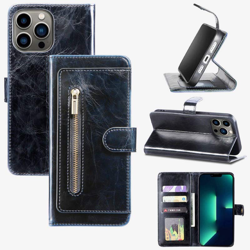 Wallet Case for iPhone - PU Leather Durable Phone Case with Card Slot - VOTVO
