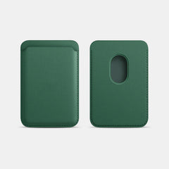 Portable Magnetic Suction Leather Card Holder Wallet for iPhone