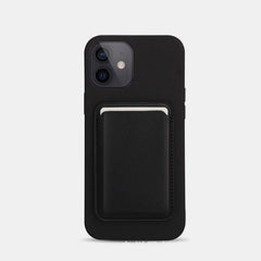 Portable Magnetic Suction Leather Card Holder Wallet for iPhone