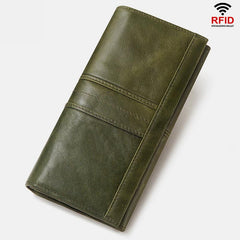 RFID Blocking Anti-theft Genuine Leather Wallet | Stylish & Secure