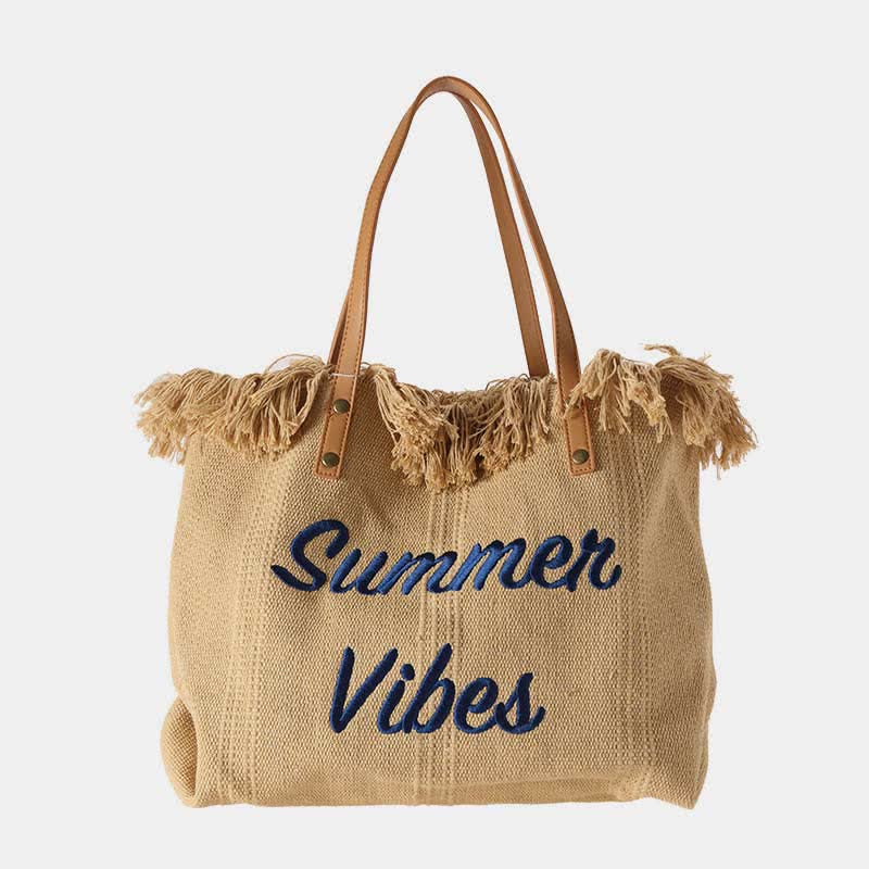 Bolso de lona - Bolso de hombro extragrande de verano