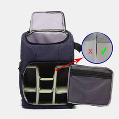 Multifunctional Waterproof Shockproof Camera Backpack – Unisex Travel and Storage Bag