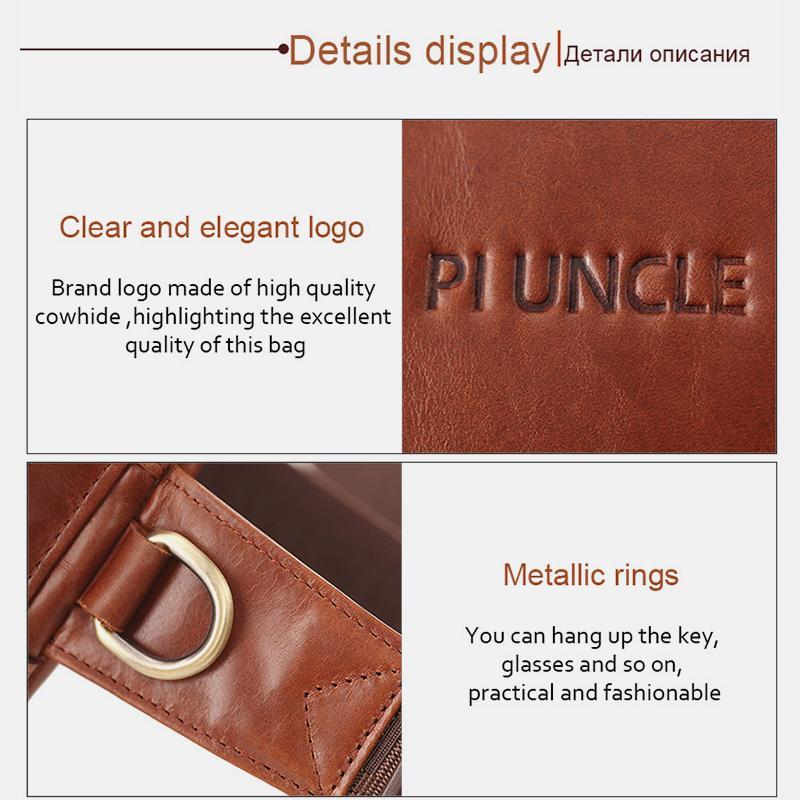 Vintage Multi - Carry Genuine Leather Sling Bag – Versatile Crossbody, Waist, and Sling Bag for Men and Women - VOTVO