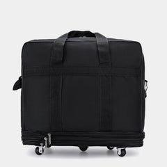 Multifunctional Large Capacity Rolling Tote Crossbody Handbag for Travel – Versatile Nylon Tote Bag