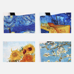 Handbag for Women - Starry Sky Oil Painting Canvas Beach Shoulder Bag