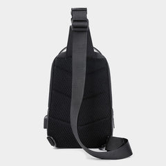 Waterproof Sling Bag for Men – Multi - Functional Chest Bag with USB Charging Port for Hiking, Cycling, and Travel - VOTVO