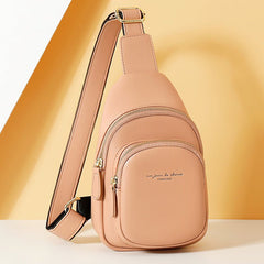 Sling Backpack Chest Bag for Women Small Leather Crossbody Bag - VOTVO