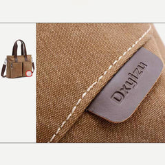 Unisex Canvas Shoulder Bag – Retro Casual Handbag & Work Tote