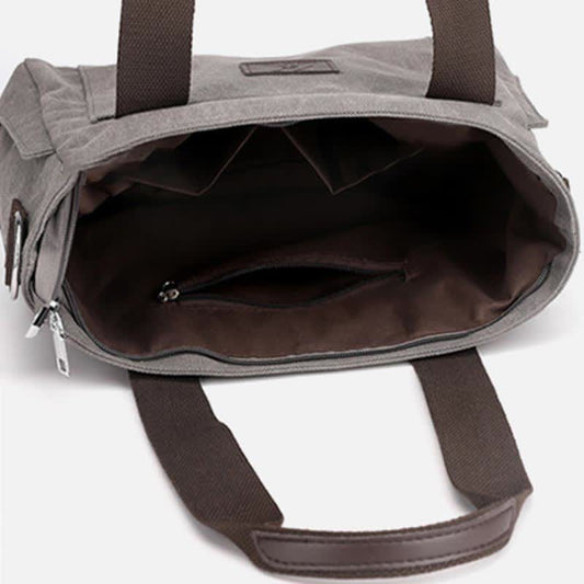 Women's Canvas Tote Shoulder Handbag – Casual Crossbody Purse Work Bag - VOTVO