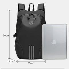 Large Capacity Waterproof Motorcycle Helmet Backpack – Reflective Riding Gear for Men