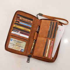 Women's RFID Blocking Zip Around Wallet - Large Long Wristlet Clutch