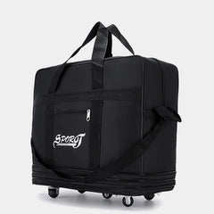 Multifunctional Large Capacity Rolling Tote Crossbody Handbag for Travel – Versatile Nylon Tote Bag