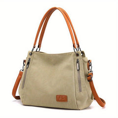 High - Quality Canvas Large Capacity Tote Bag – Perfect for Everyday and Travel - VOTVO