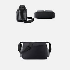 Klassische Reisetasche für Herren – Robustes Nylon, große Umhängetasche