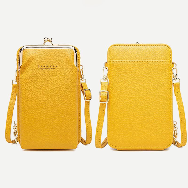 Women's Vegan Leather Crossbody Phone Purse with Card Slot | Stylish Shoulder Bag - VOTVO