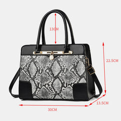 Vintage Damen-Schultertasche mit Henkel oben, Arbeitstasche, Schultertasche mit langem Riemen