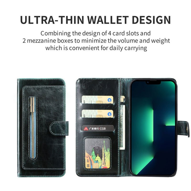 Wallet Case for iPhone - PU Leather Durable Phone Case with Card Slot - VOTVO