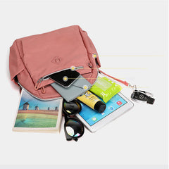 Women’s Nylon Backpack with Small Coin Purse – Casual Travel Daypack Handbag