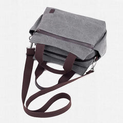 Women's Canvas Hobo Handbag – Multi-Pocket Shoulder Tote & Crossbody Bag