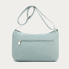 Solid Nylon Crossbody Bag for School & Travel – Simple & Stylish Purse
